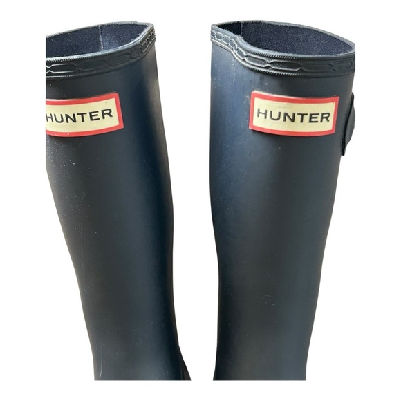 Hunter Classic Black Waterproof Boots size 4 USA - Picture 3 of 11